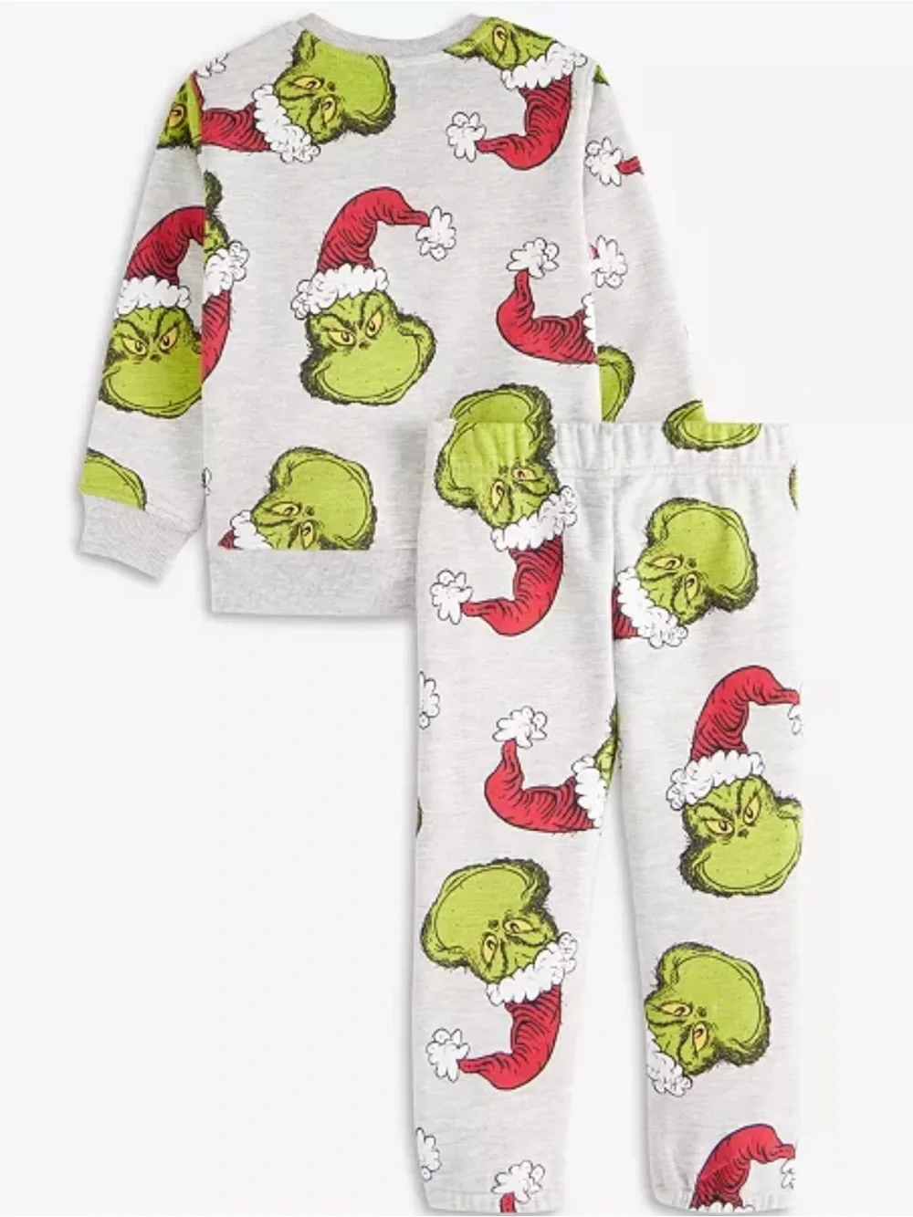 The Grinch Kids’ Holiday Sweatshirt and Jogger Pants Set Size 4 NEW